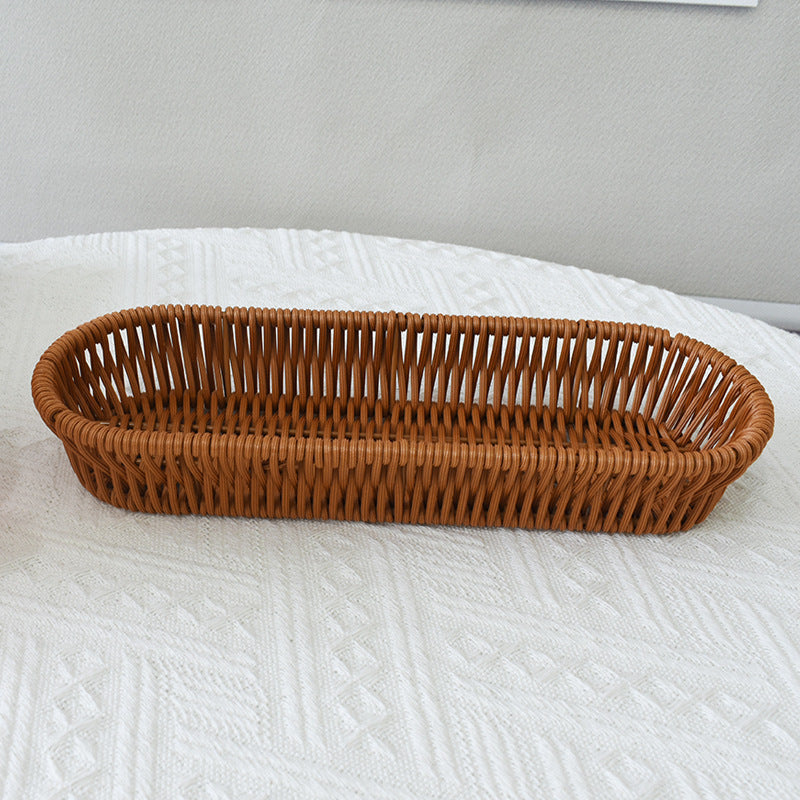 Rectangular Handwoven Storage Tray Kalsten