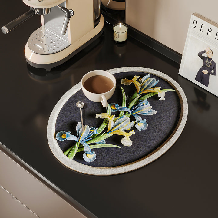 Decorative Floral Kitchen Mat Kalsten