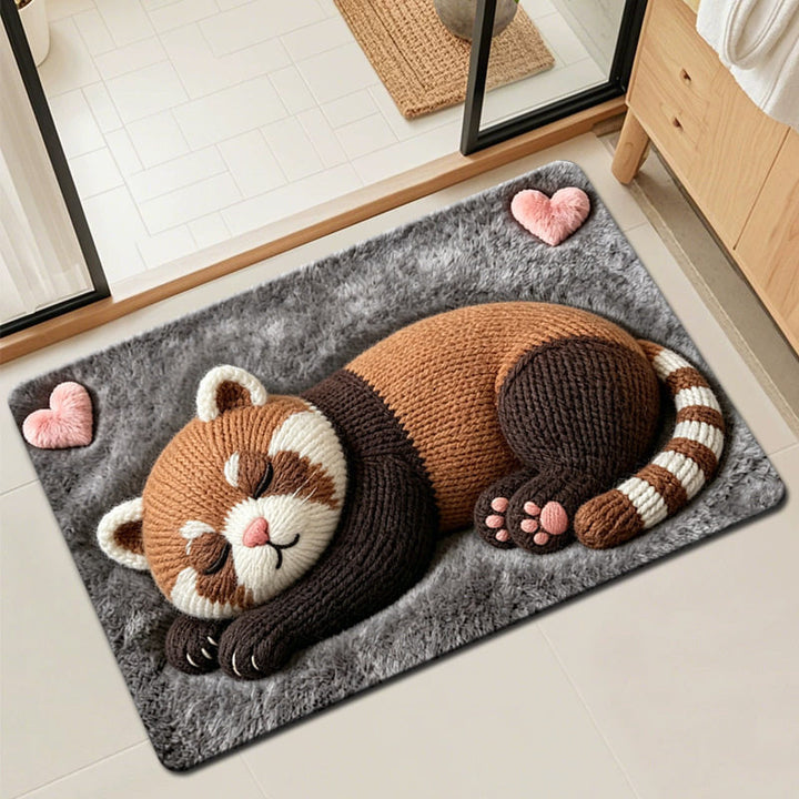 Cartoon Cat Decorative Rug for Interiors