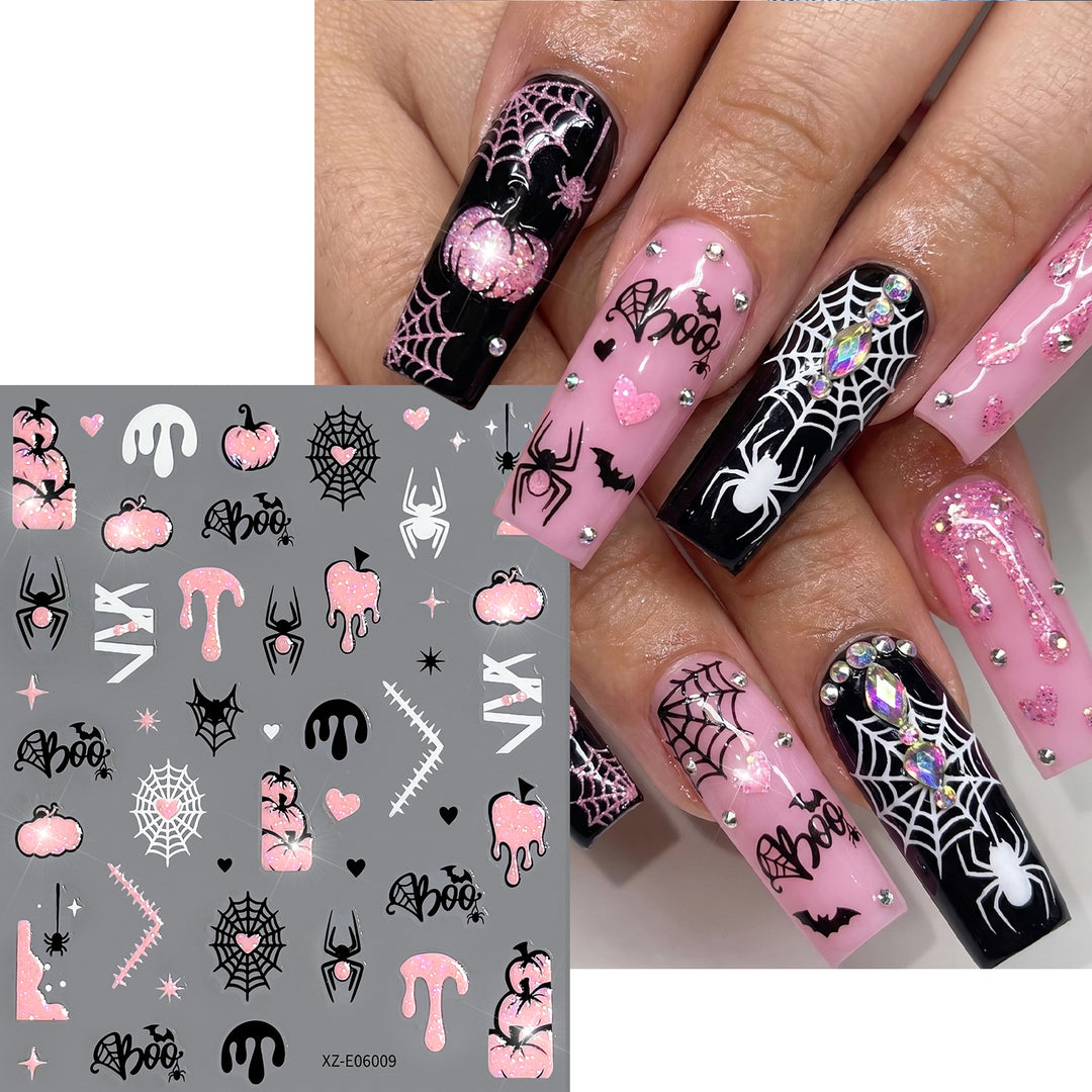 Halloween-Themed Nail Art Sticker Set  1791507032