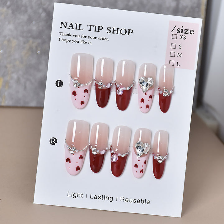 Decorative Animal Print Press-On Nail Set Kalsten