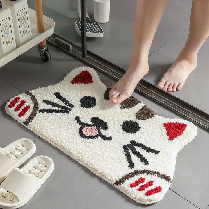Cat-Themed Plush Area Rug Kalsten