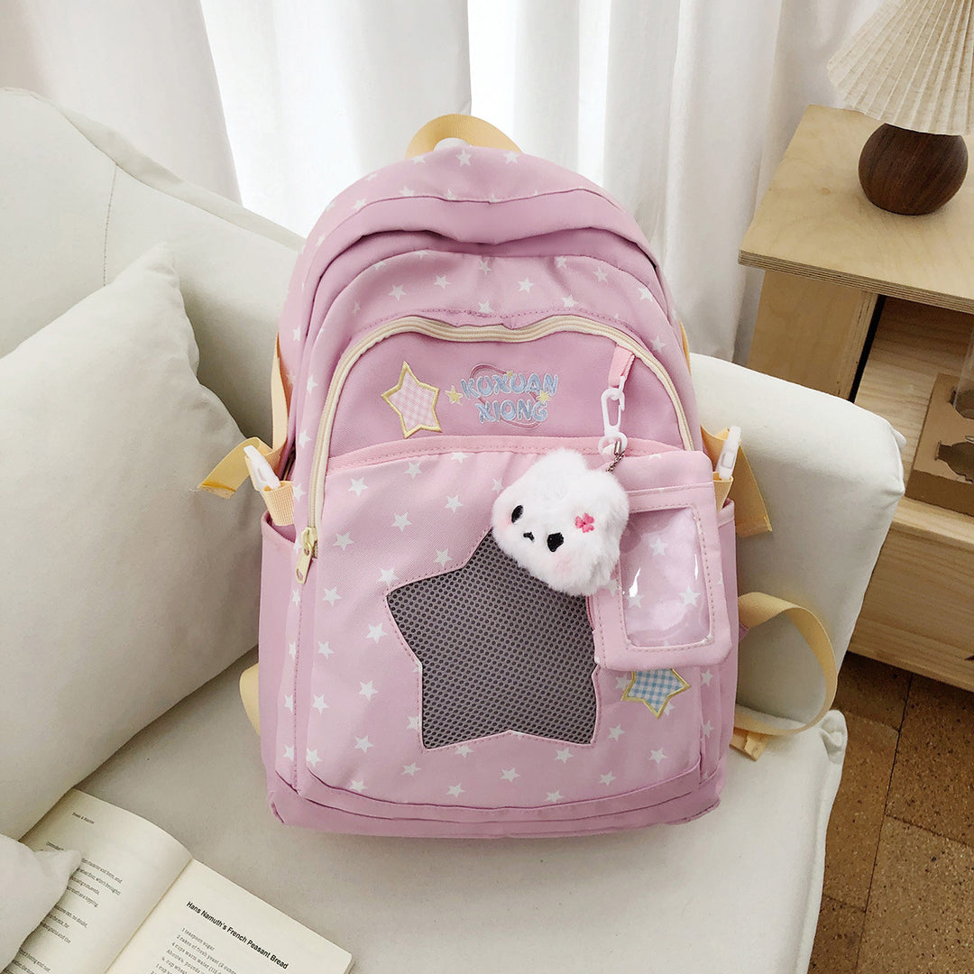 Cute Star-Print Backpack Kalsten