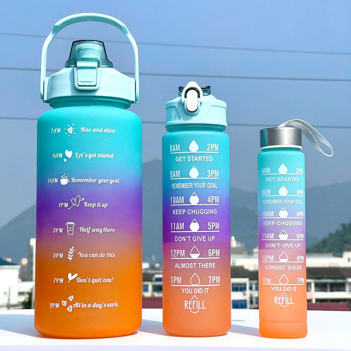 Unisex Motivating Water Bottle with Time Markings Kalsten