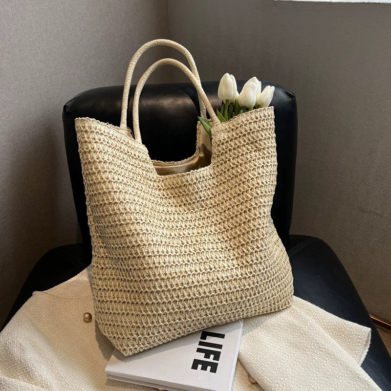 Spacious Macrame Tote Bag Kalsten