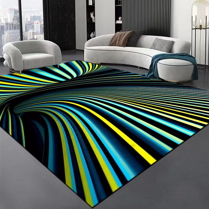 Modern Optical Illusion Area Rug Kalsten