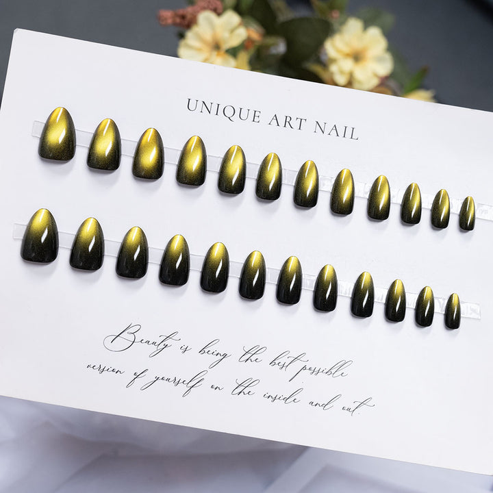 Glossy Long-Lasting Press-On Nail Set