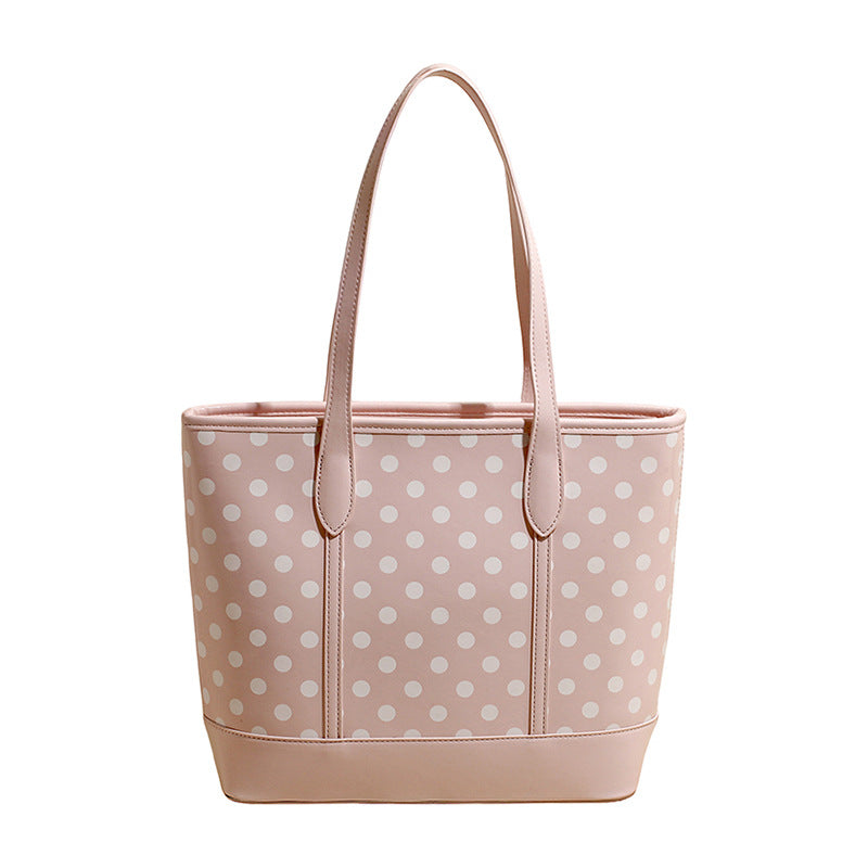 Polka Dot Print Casual Tote Kalsten