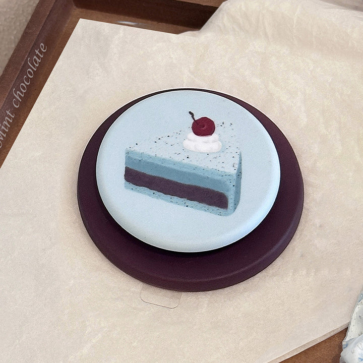Cute cake design coffee mug coaster Kalsten