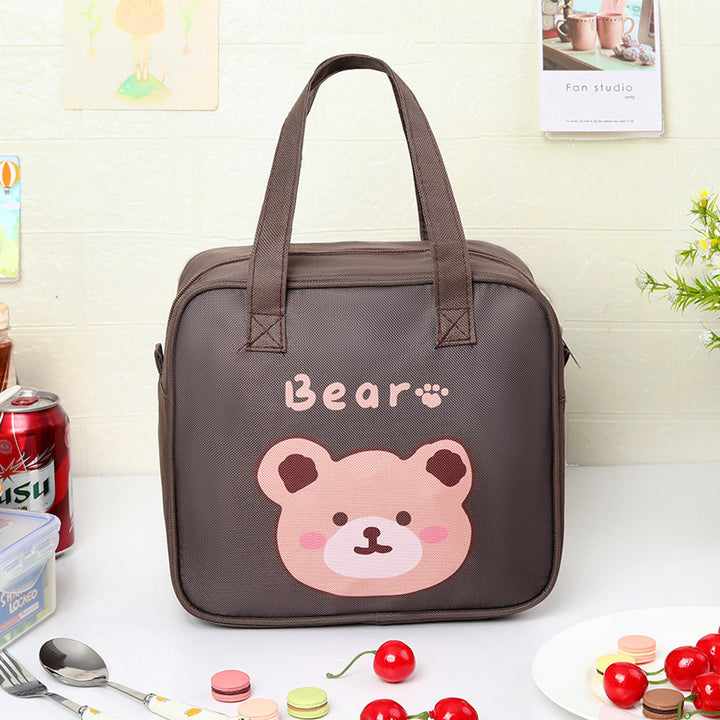Children's Insulated Bear-Themed Lunch Bag Kalsten