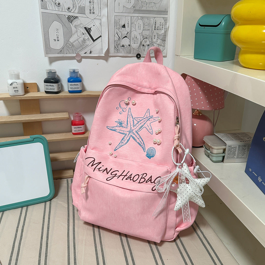 Decorative Beach-Themed Backpack Kalsten