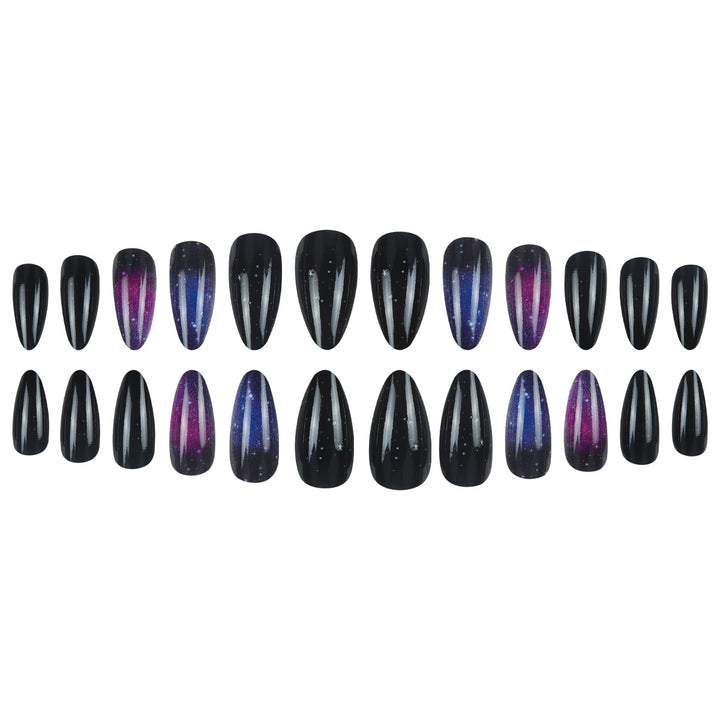 Artistic Galaxy-Inspired Press-On Nails Kalsten