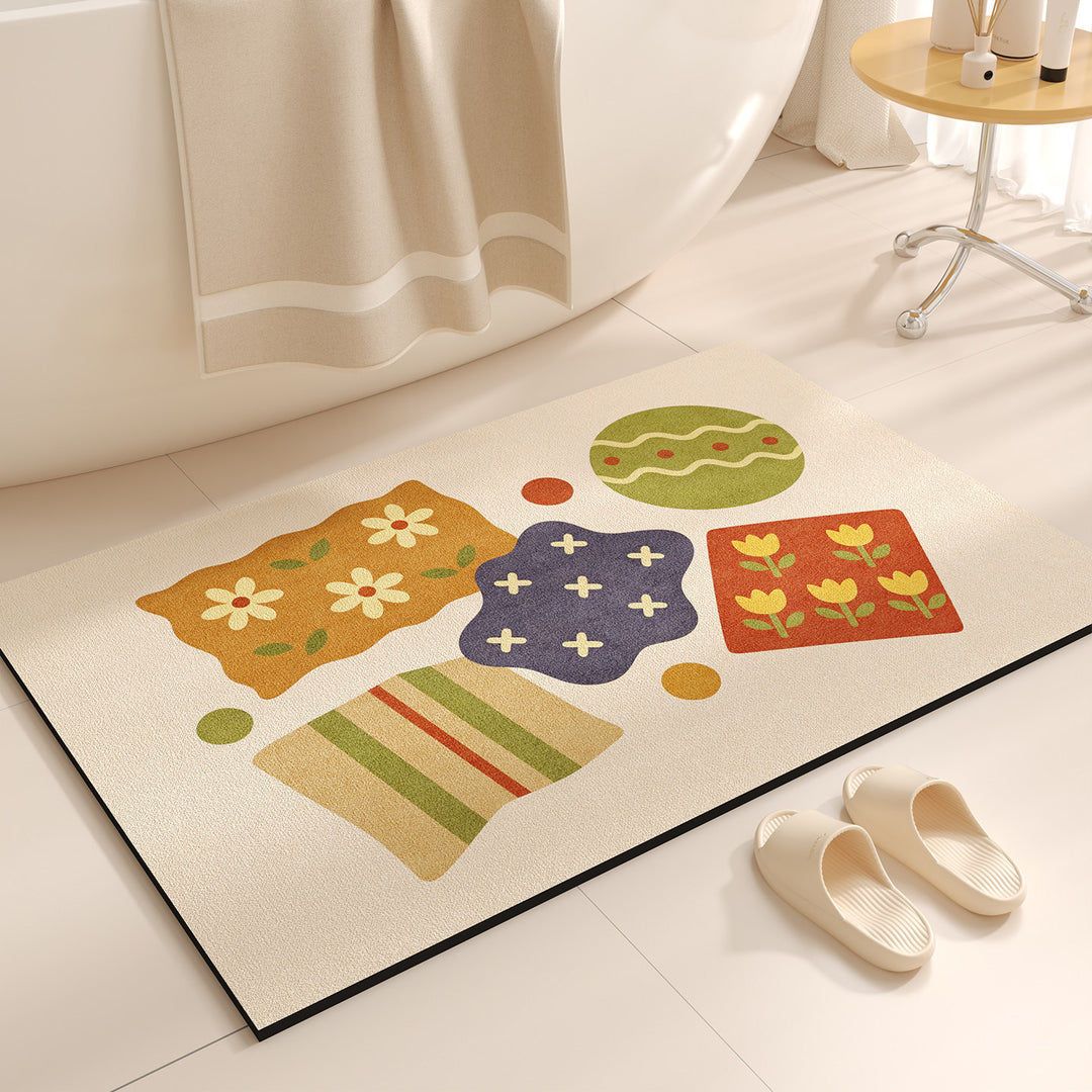 Cute Cartoon-Themed Bath Mat Kalsten