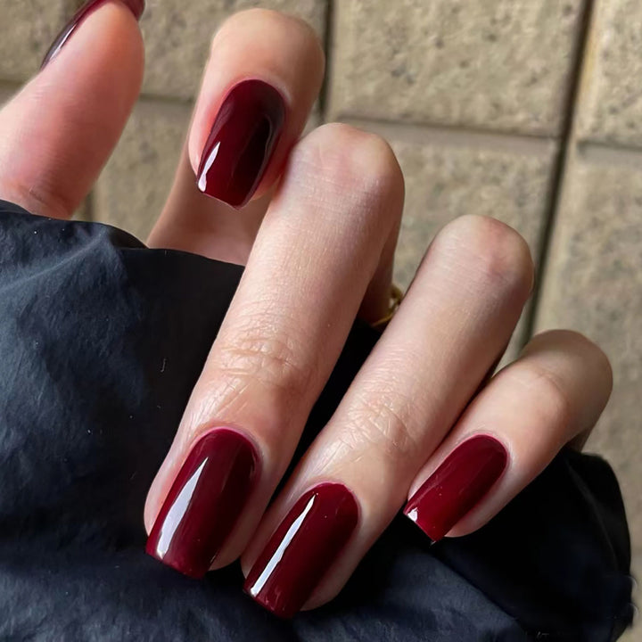 Glossy Square Press-On Nails  1791110706