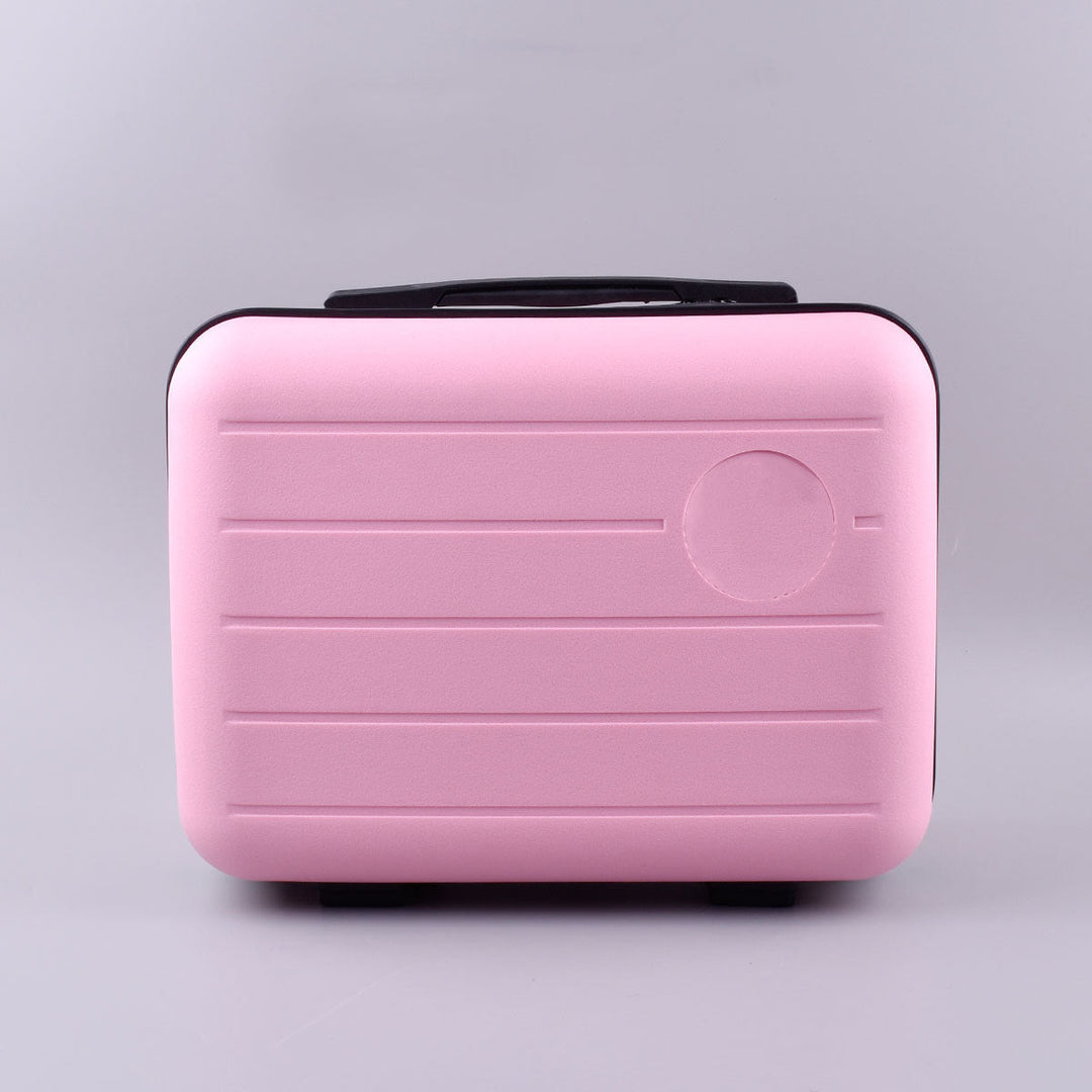 compact hardshell travel carry case with top handle and reinforced ridged shell Kalsten