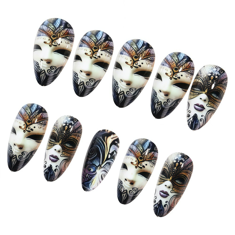 Creatively designed nail art Kalsten