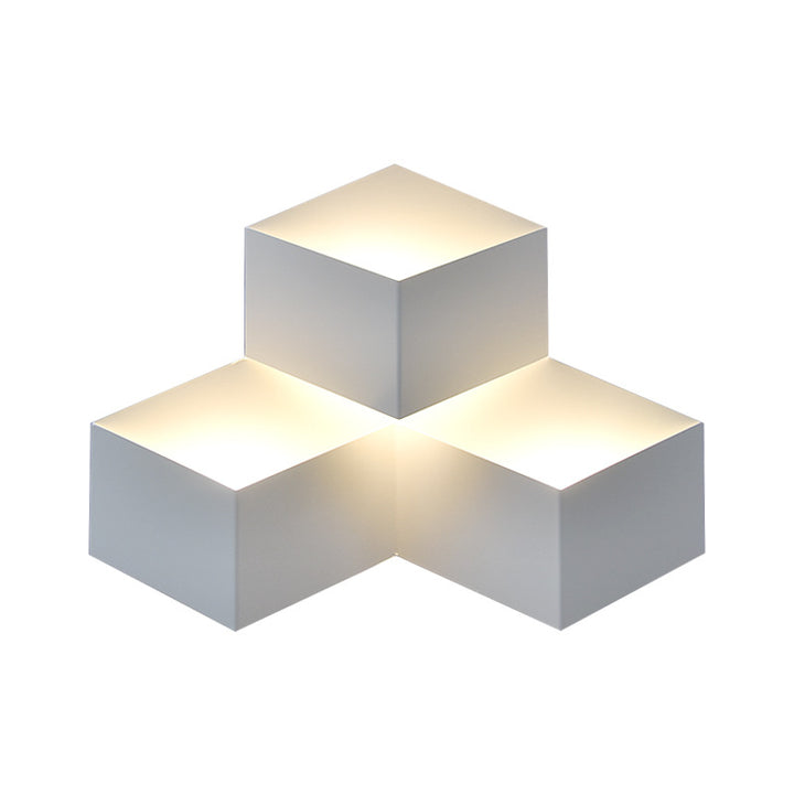 Geometric Wall Light Fixture