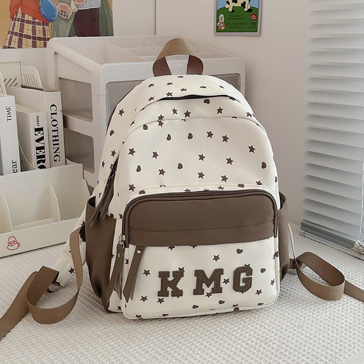 Casual Star-Patterned Backpack Kalsten 1791204760