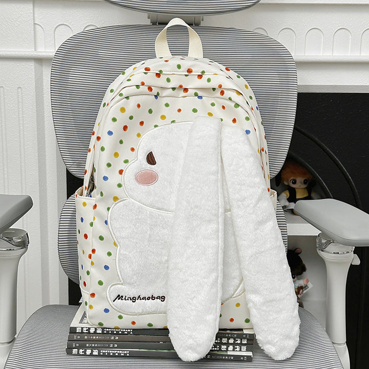 Cute Bunny-Themed School Backpack