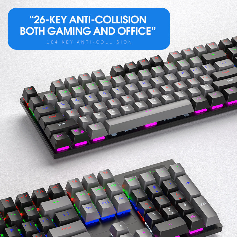 Ergonomic RGB Mechanical Gaming Keyboard Kalsten
