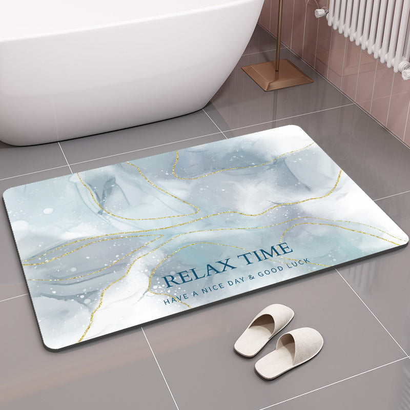 Luxury Marble Pattern Bath Mat