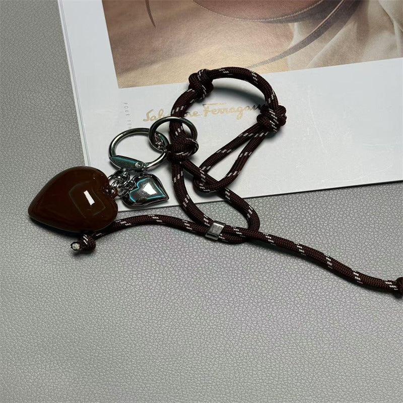 Heart-Shaped Decorative Keychain Kalsten