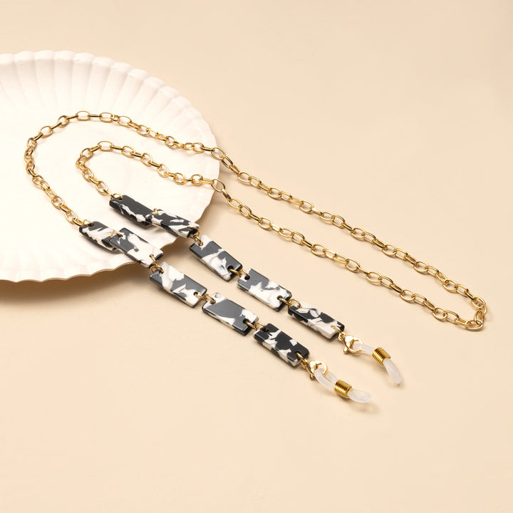 Chunky Abstract Pattern Eyewear Chain kalsten