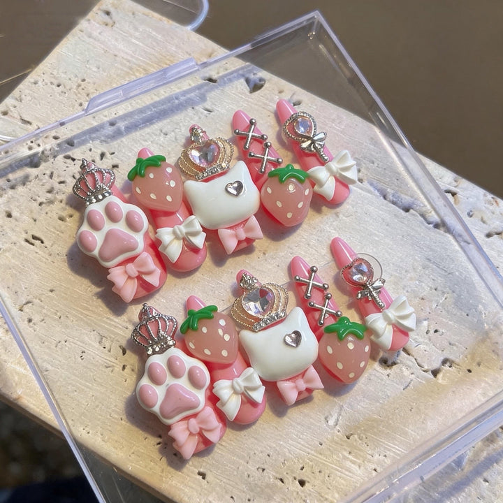 Playful Themed 3D Nail Art Decoration Set