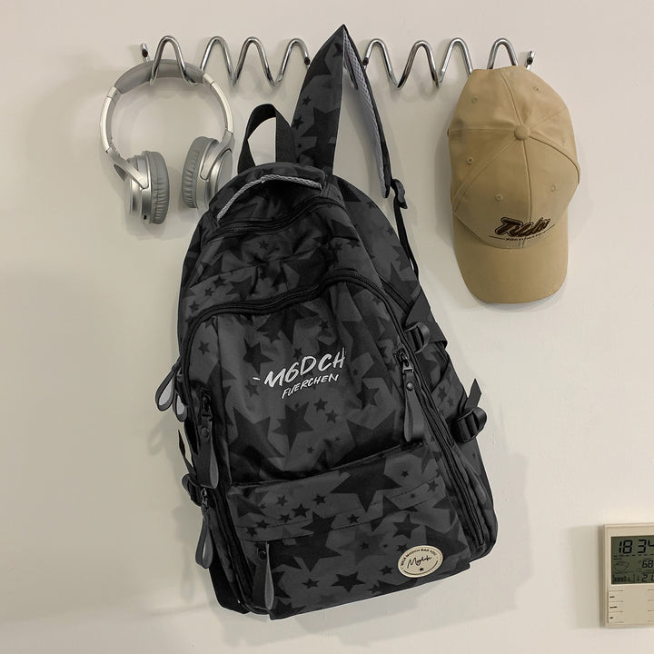 Stylish Star-Patterned Casual Backpack Kalsten 1791205930