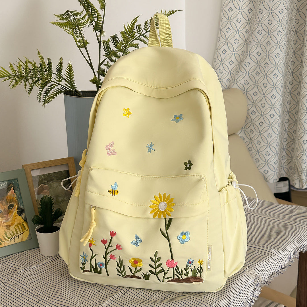 Floral Embroidered Backpack Kalsten 1791204649