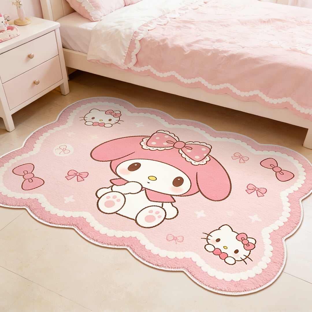 Decorative Dog Print Bath Mat