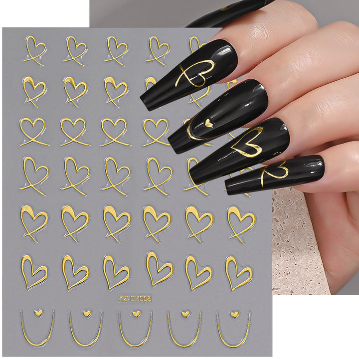 Floral Decorative Nail Art Stickers