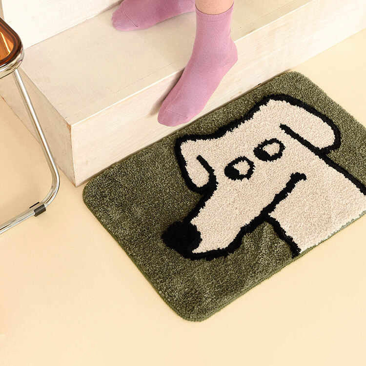 Cartoon Dog-Themed Area Rug Kalsten