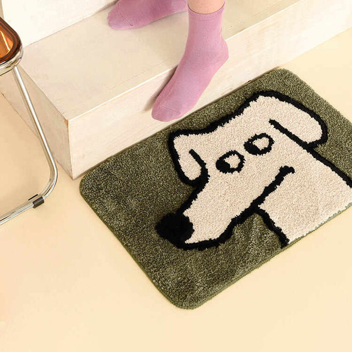 Cartoon Dog-Themed Area Rug Kalsten