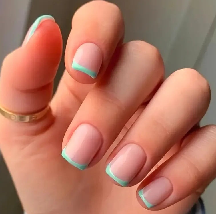 Elegant French Tip Acrylic Nail Enhancements Kalsten 1789915301