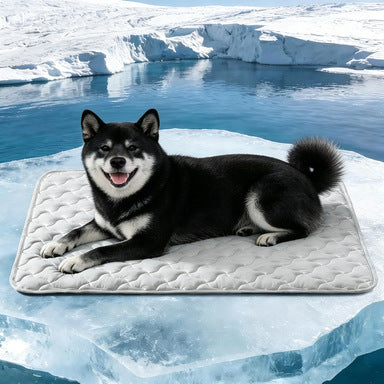 Unisex nan cooling quilted dog mat with non-slip bottom Kalsten