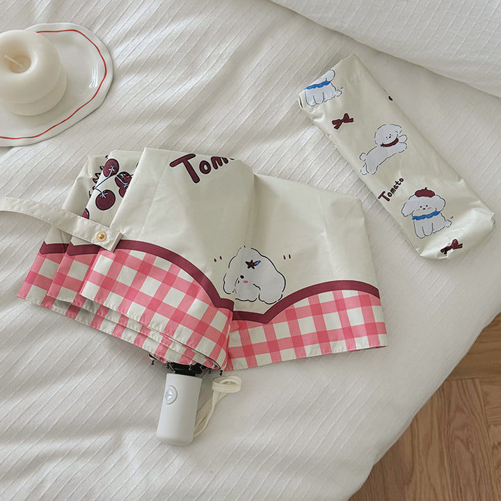 Women's Foldable Umbrella with Adorable Animal Design Kalsten