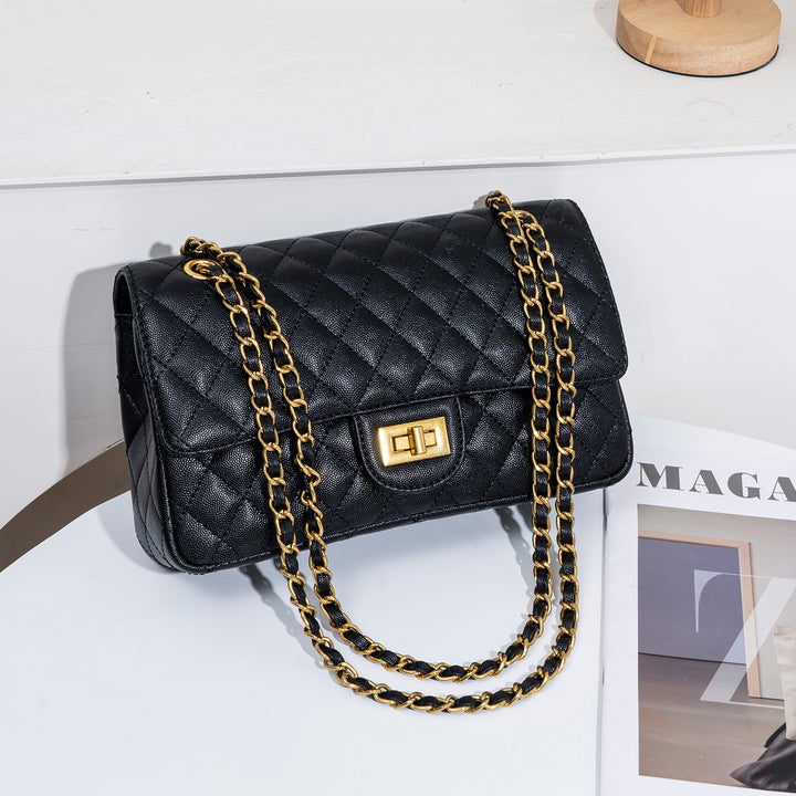 Elegant Quilted Evening Shoulder Bag