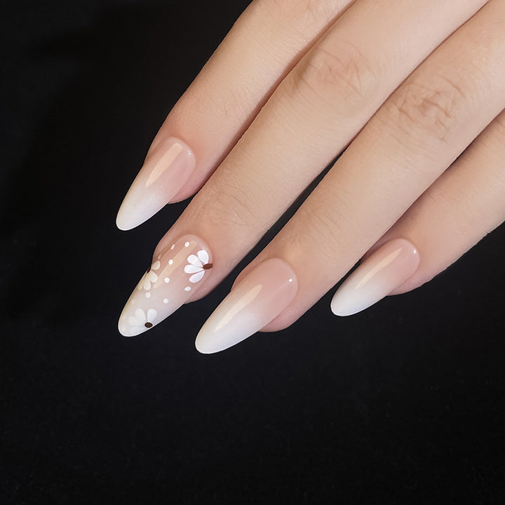 Floral Ombre Press-On Nail Art Kalsten