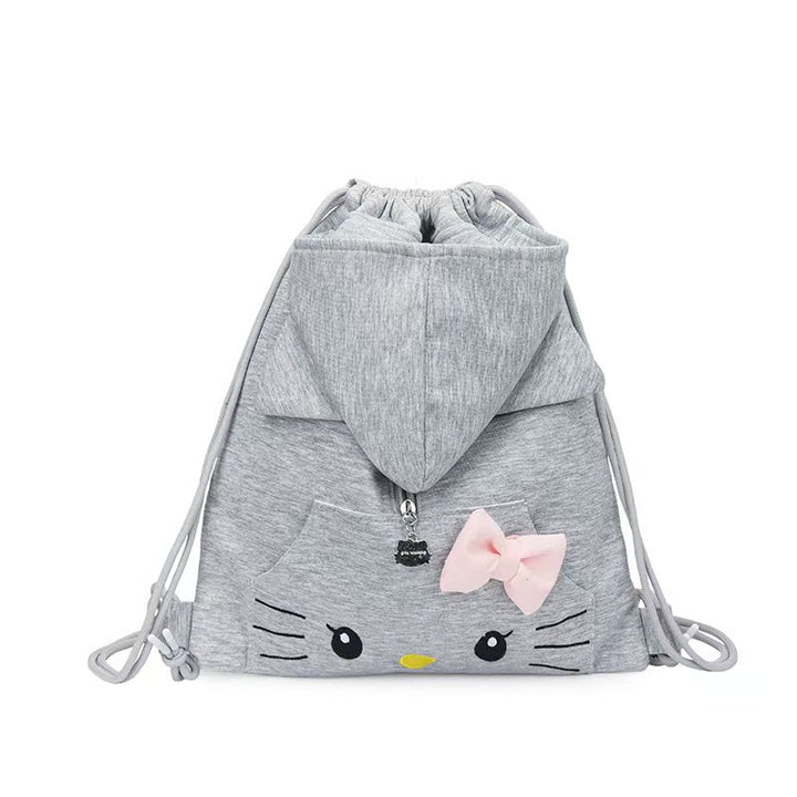 Whimsical Character Drawstring Backpack Kalsten