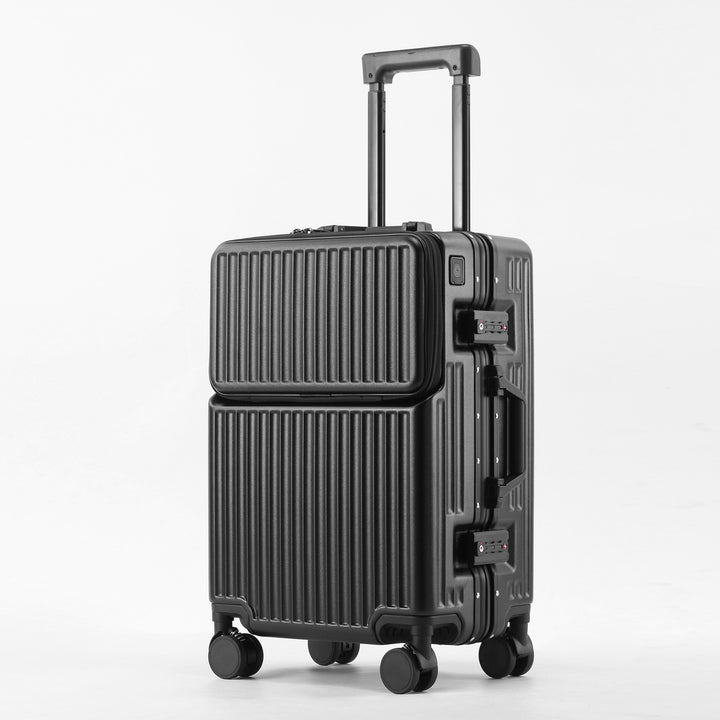 Stylish Multi-Compartment Hard-Shell Travel Suitcase
