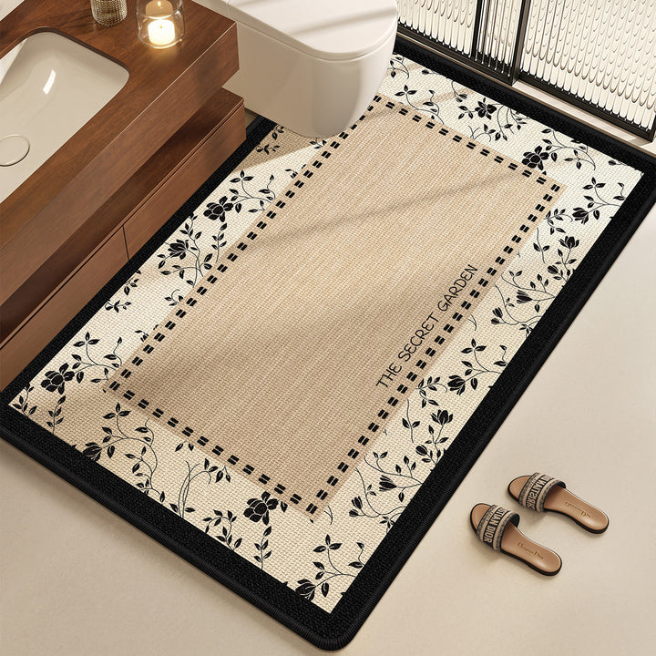 Inspirational Quote Bathroom Mat Kalsten