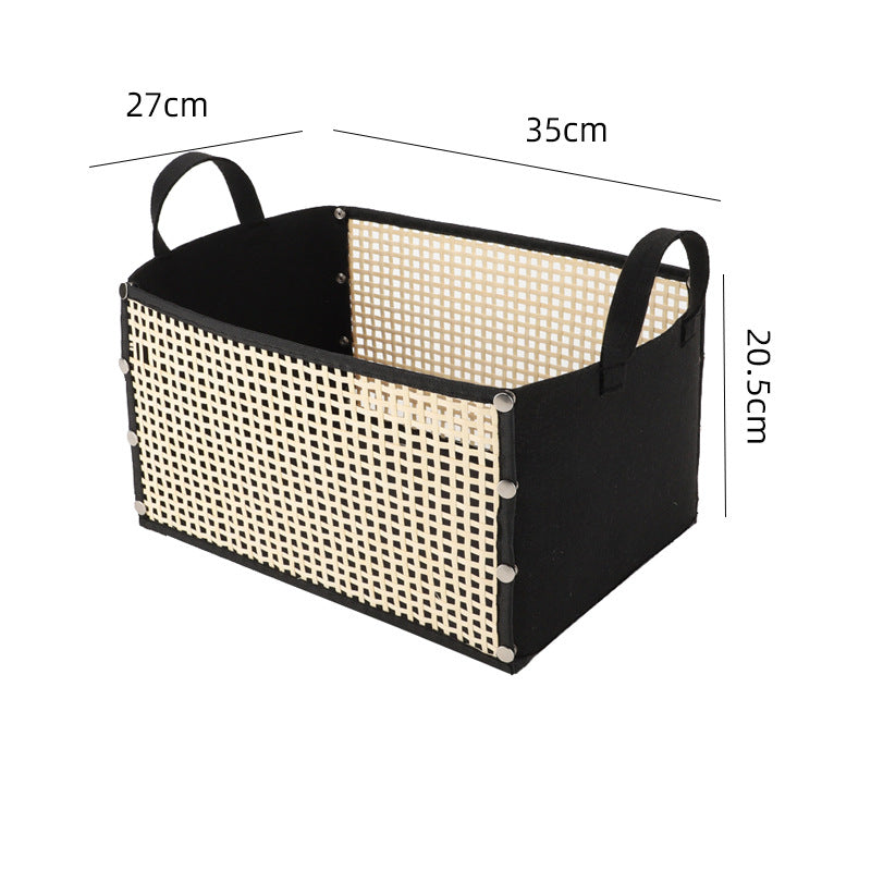 Multifunctional Storage Basket with Handles Kalsten