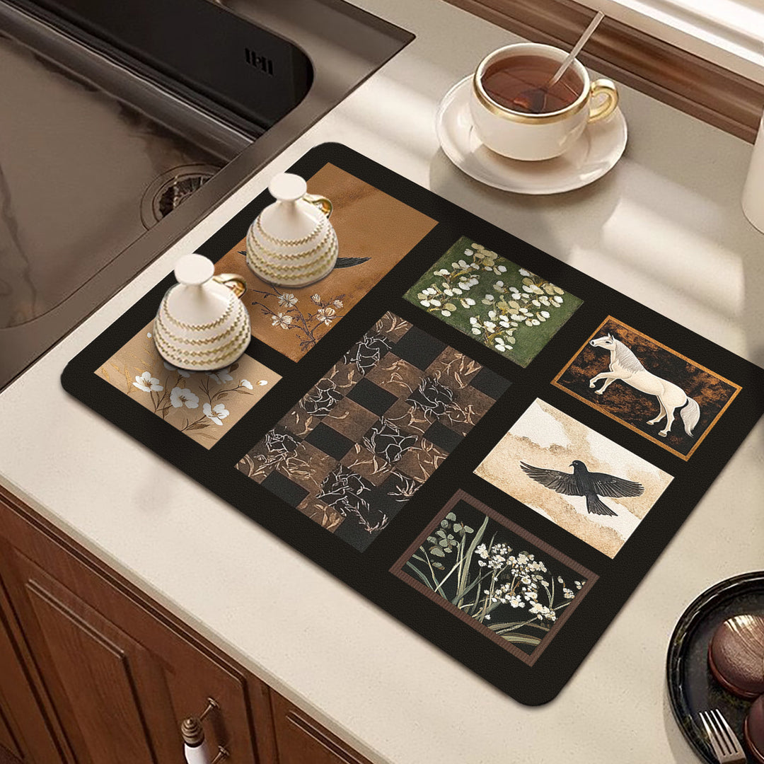 Artistic Kitchen Mat
