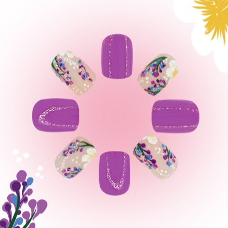 Floral Art Nail Enhancements Kalsten