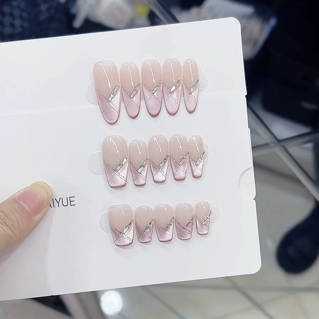 Elegant Gel Press-On Nail Set Kalsten