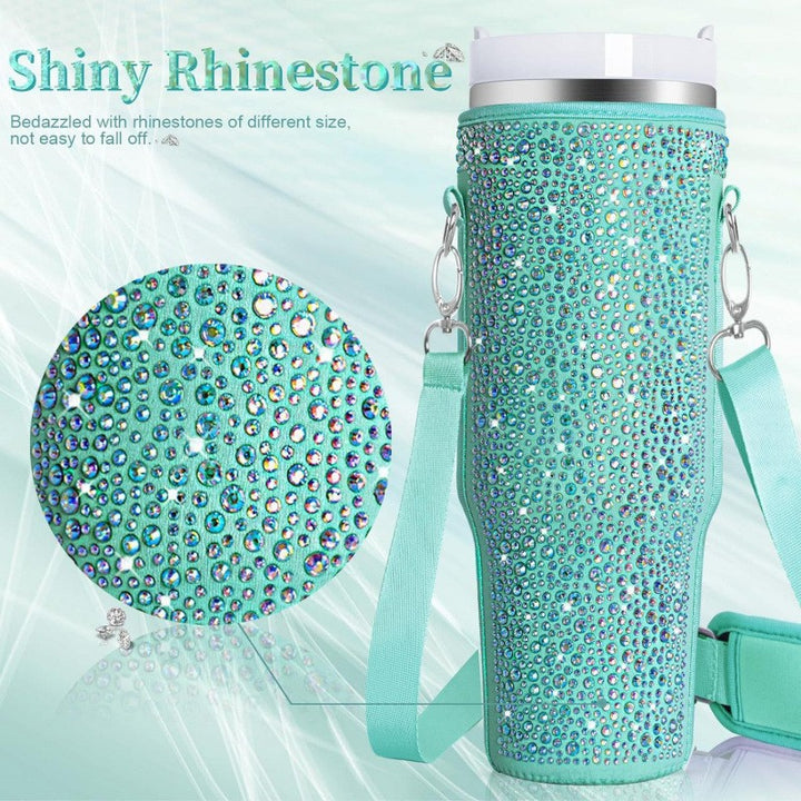 Ladies Glittering Insulated Bottle Case Kalsten