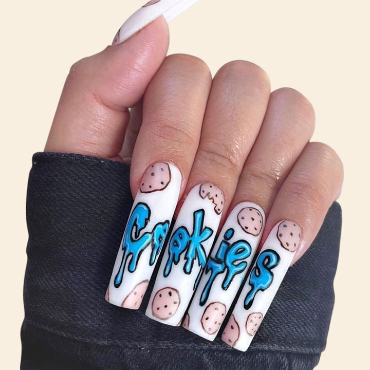 Artistic Cookie-Themed Press-On Nails Kalsten