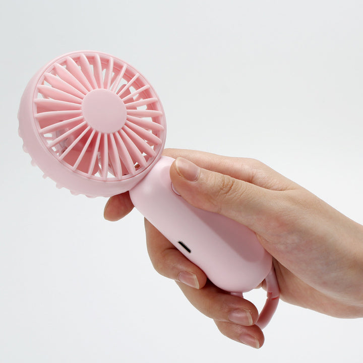Unisex portable mini hand fan with USB charging and carrying strap Kalsten