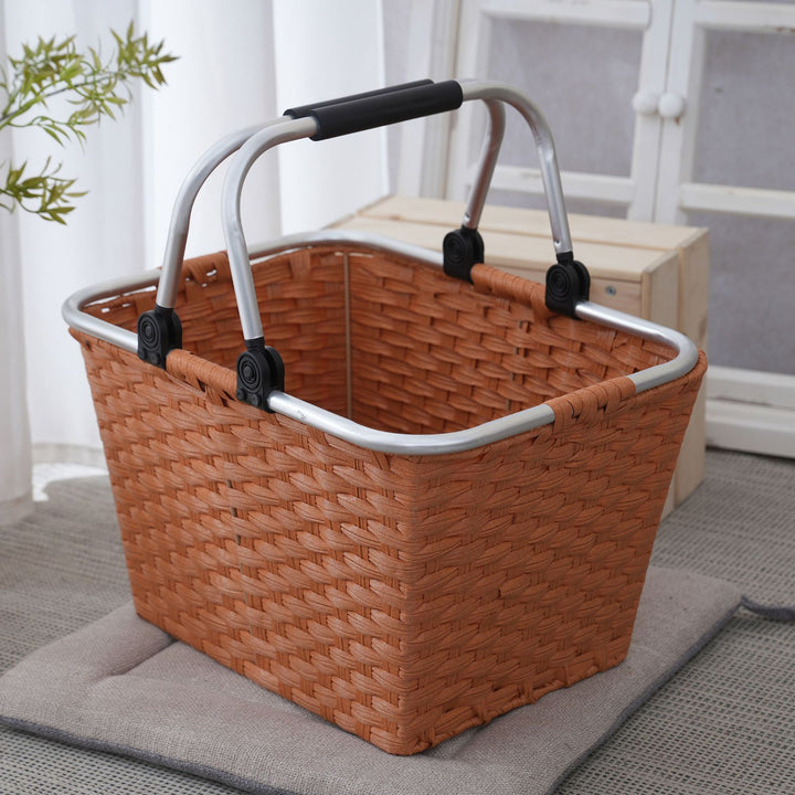 Practical shopping basket with aluminum handles Kalsten